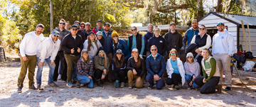 Group photo for Oyster Restoration Program