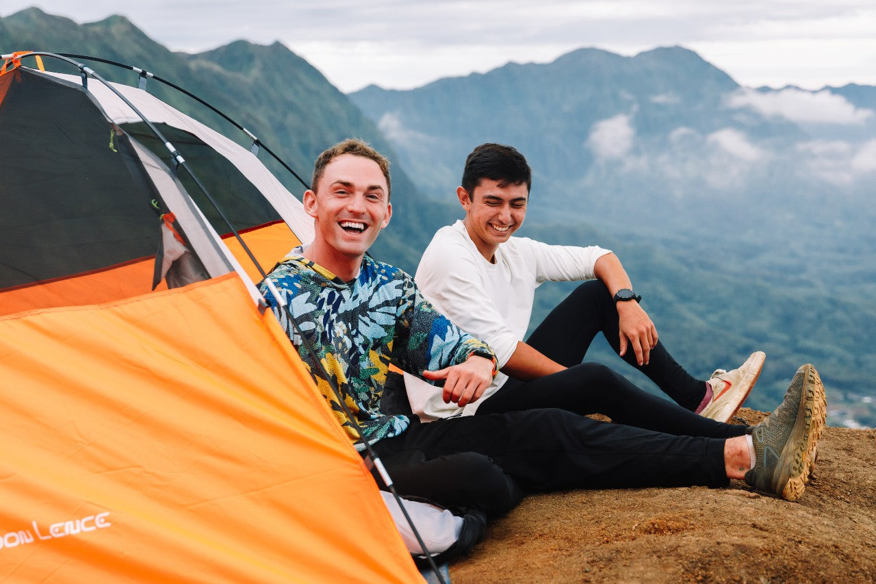 two-friends-in-camping-tent