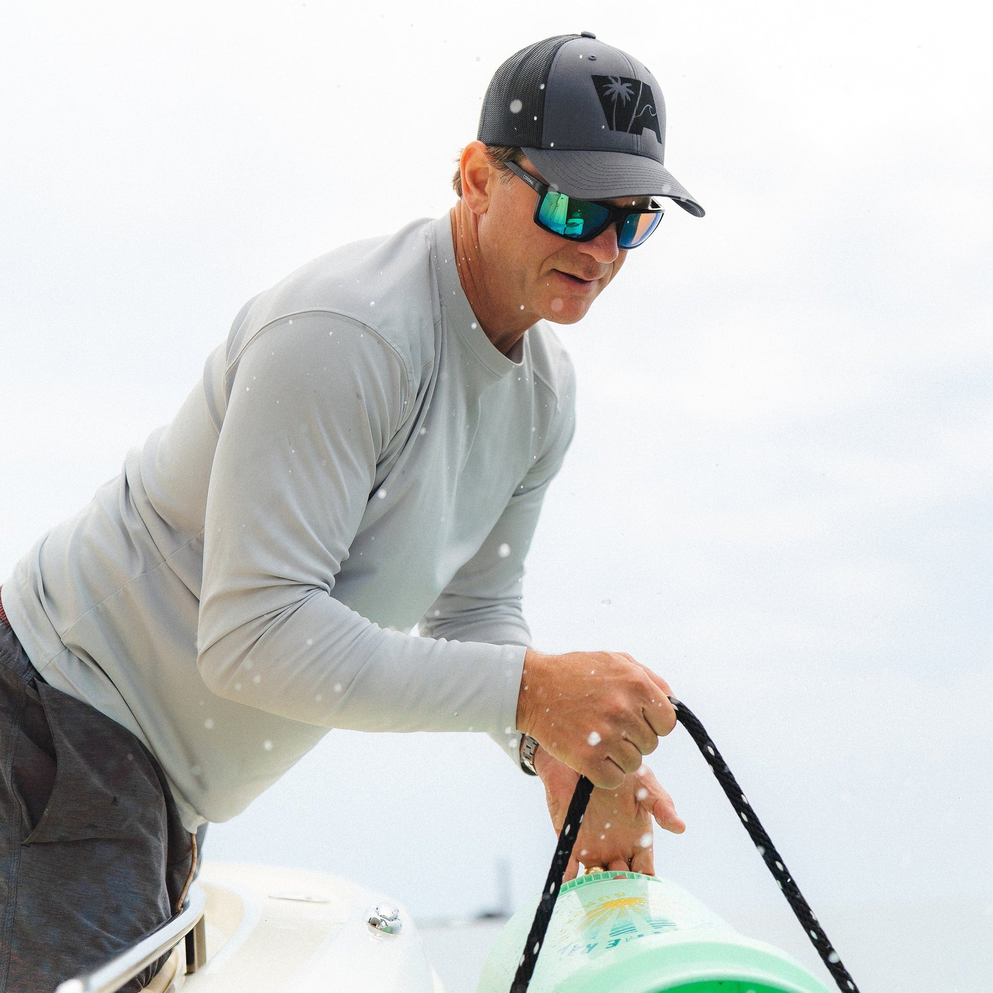 Vapor Apparel Sun Protection Coastal Icons Retro Trucker Hat