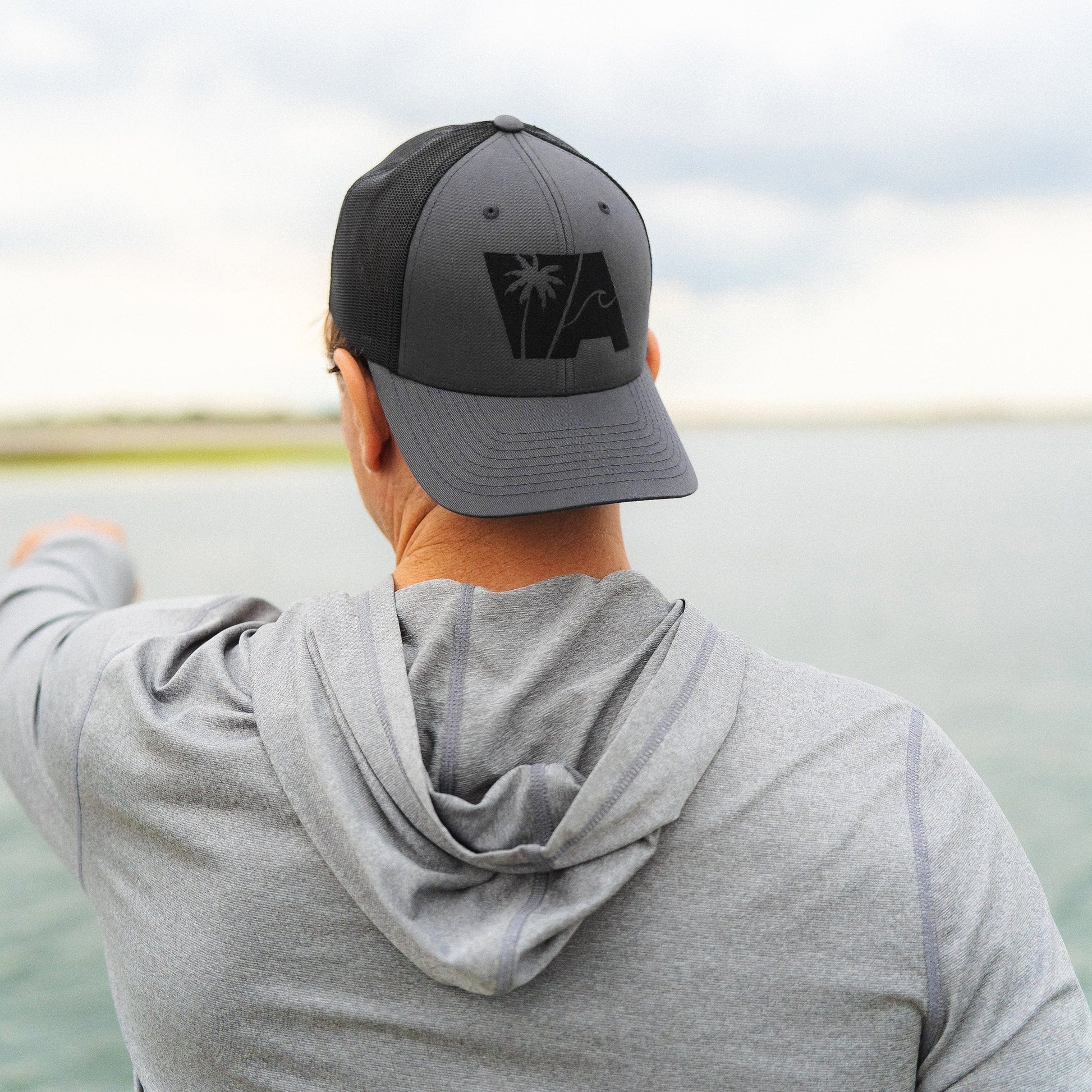Vapor Apparel Sun Protection Coastal Icons Retro Trucker Hat