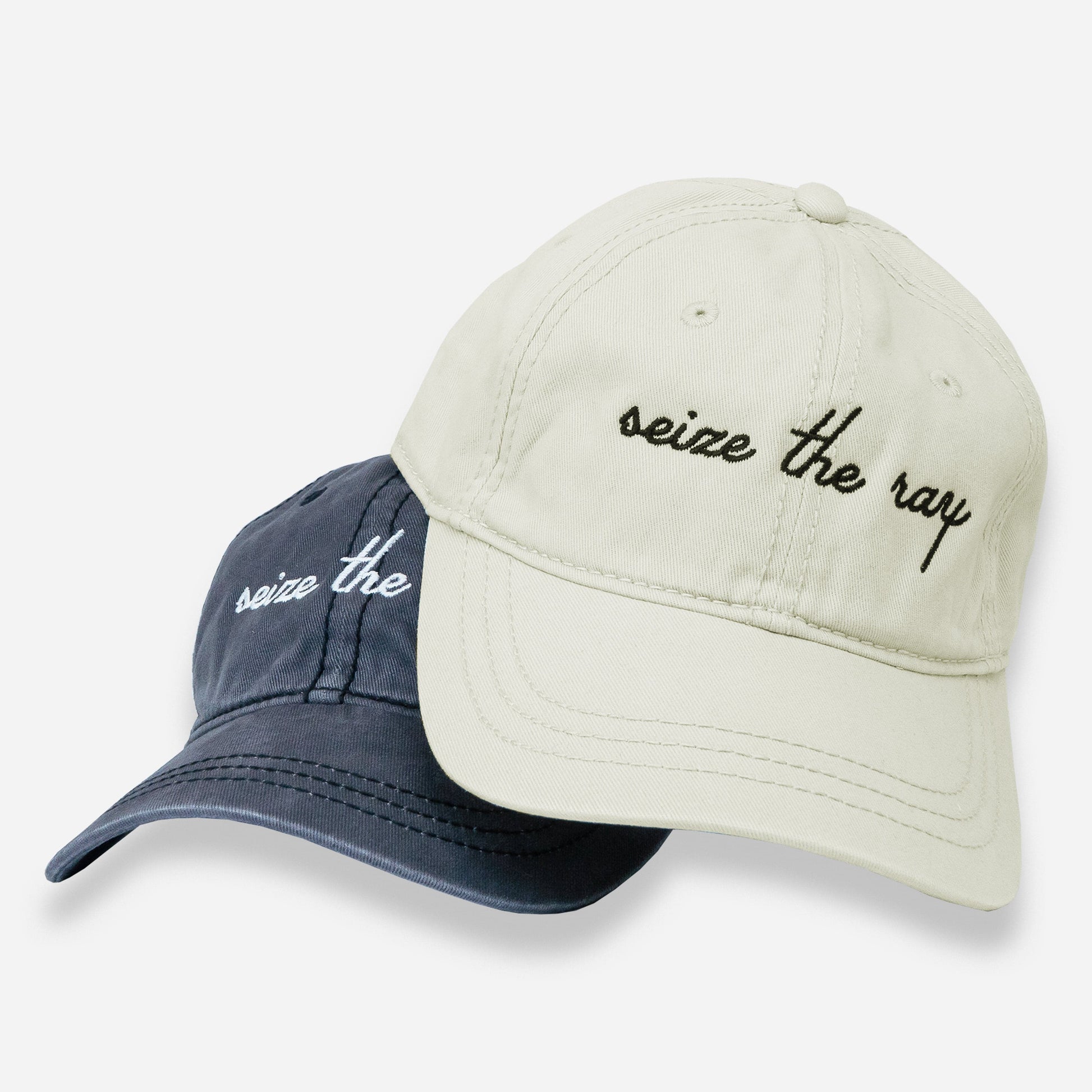 Vapor Apparel Sun Protection District Thick Stitch Cap - EM - STR Script - Black