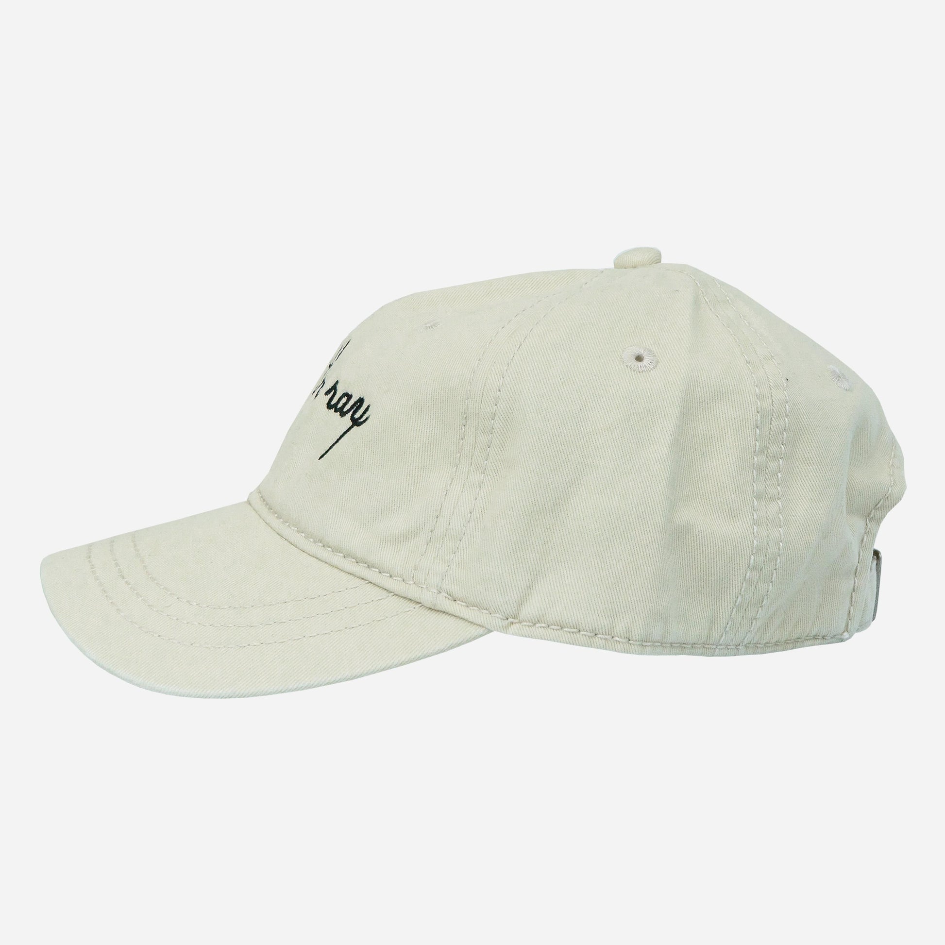 Vapor Apparel Sun Protection District Thick Stitch Cap - EM - STR Script - Black