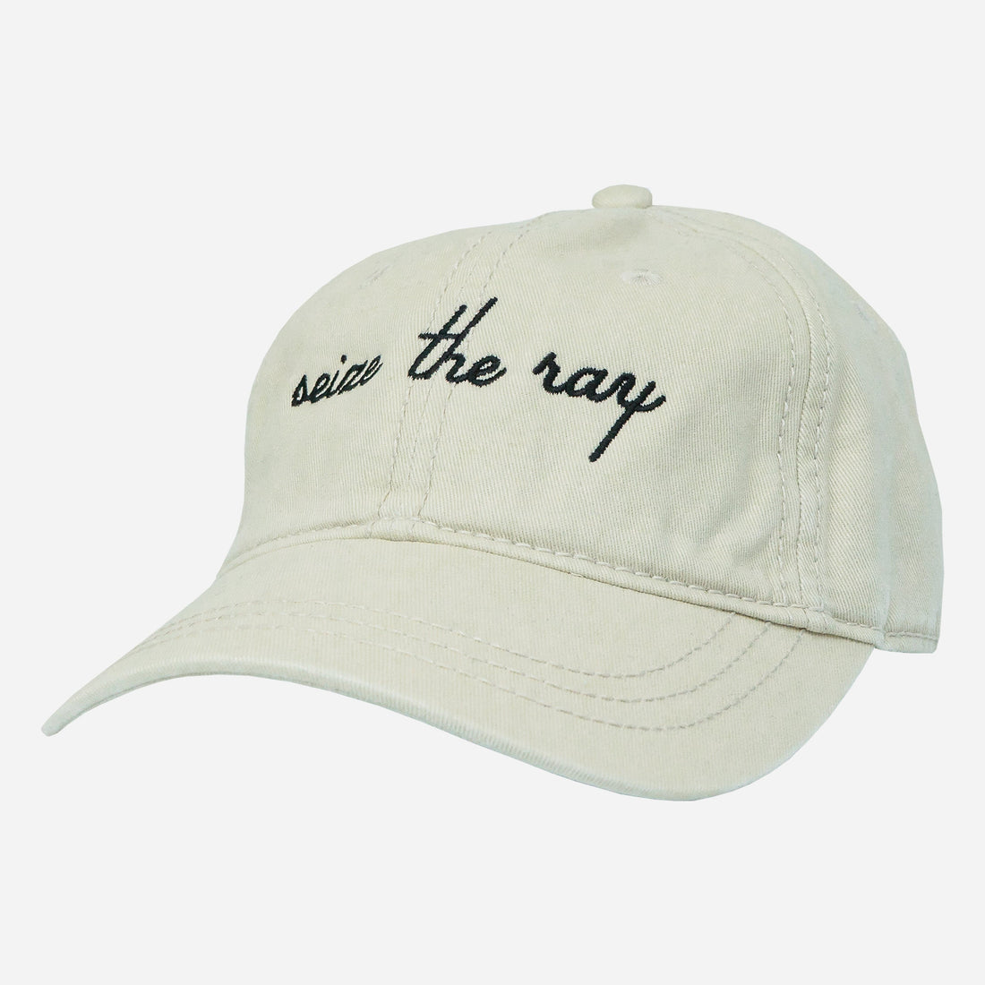 Vapor Apparel Sun Protection District Thick Stitch Cap - EM - STR Script - Black