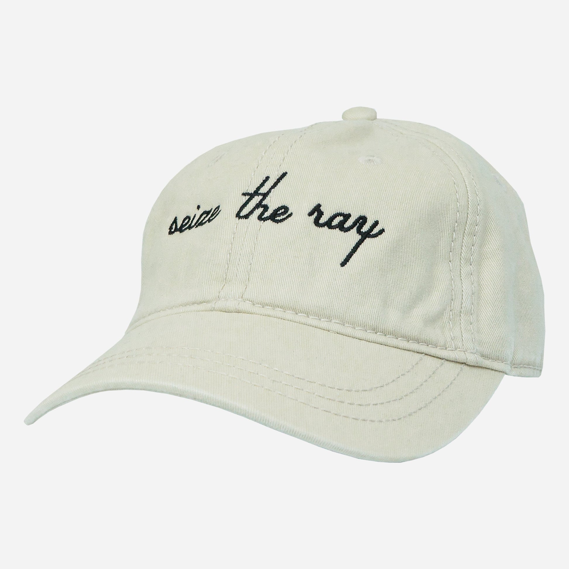 Vapor Apparel Sun Protection District Thick Stitch Cap - EM - STR Script - Black