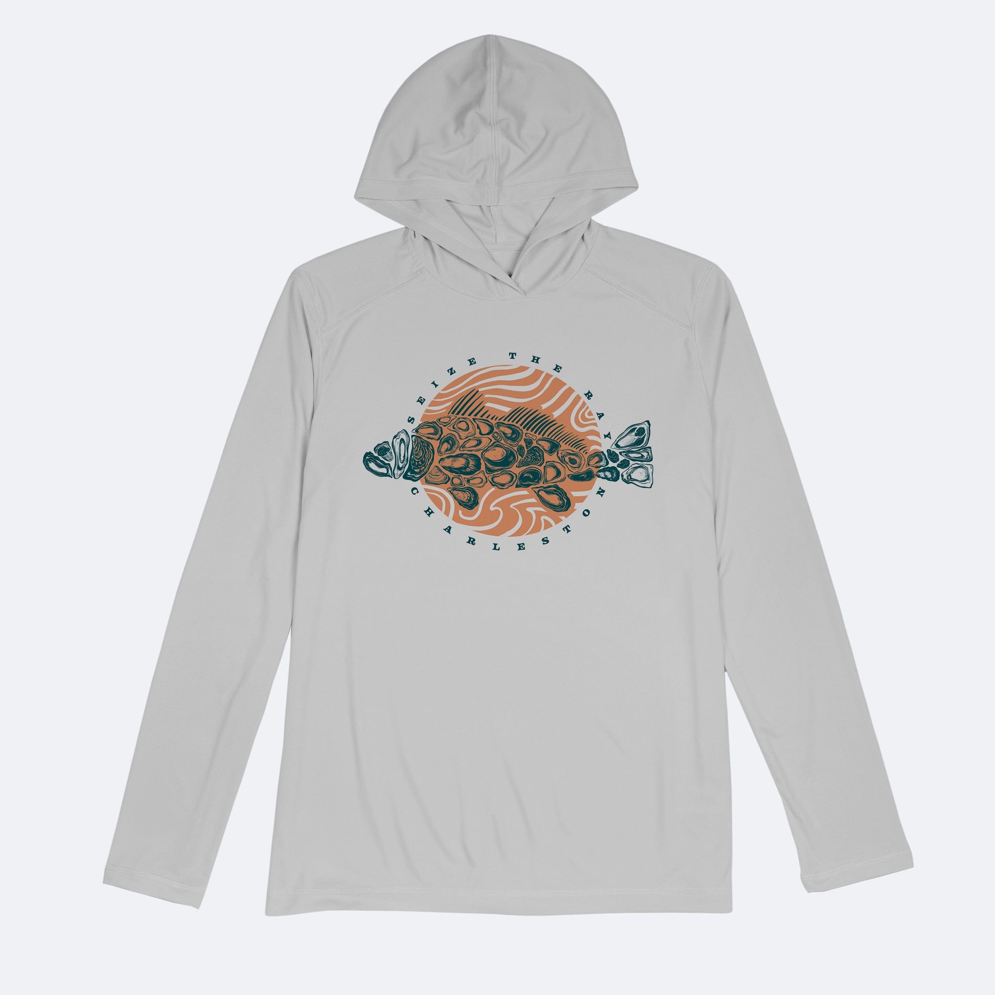 Vapor Apparel Sun Protection Men's Oyster Fish Solar Hoodie