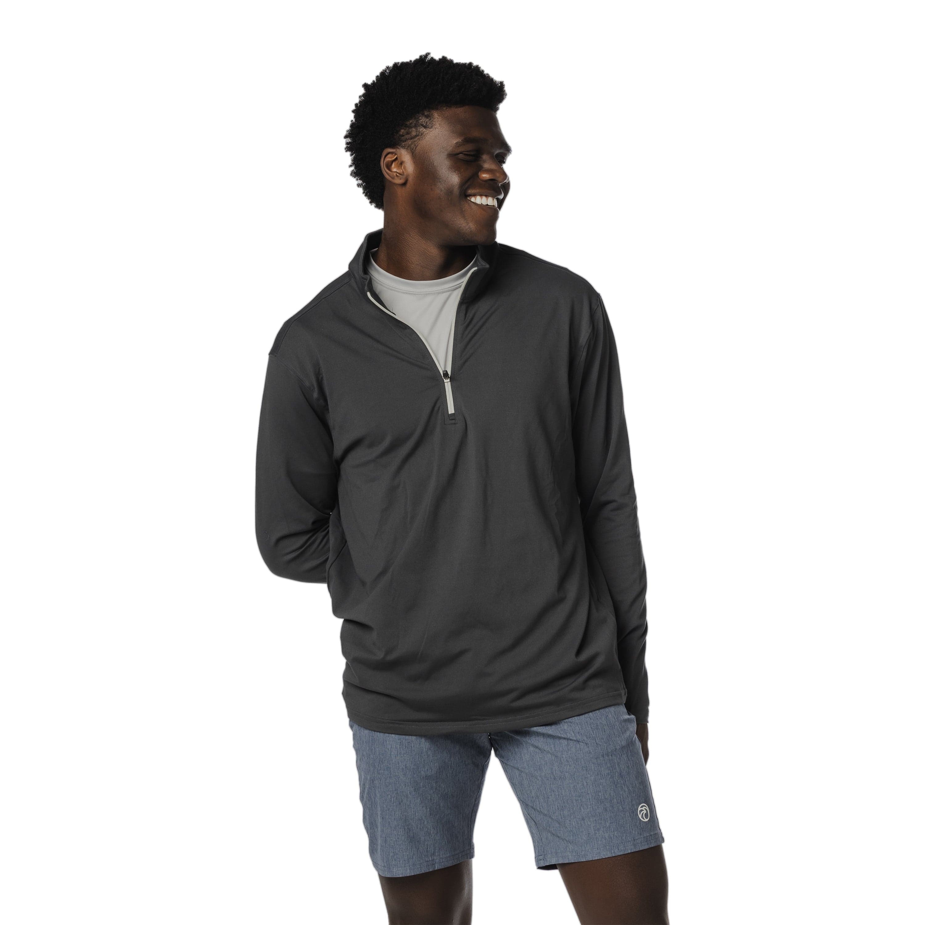 Men's Relaxed Fit Quarter-Zip – Vapor Apparel