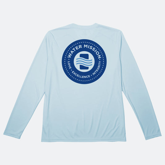 Men's Water Mission Solid Circle Eco Sol Long Sleeve