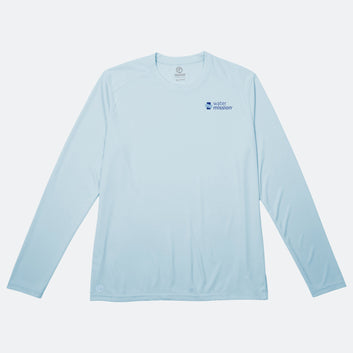Men's Water Mission Text Circle Eco Sol Long Sleeve