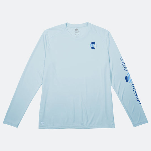 Men's Water Mission Logo Eco Sol Long Sleeve