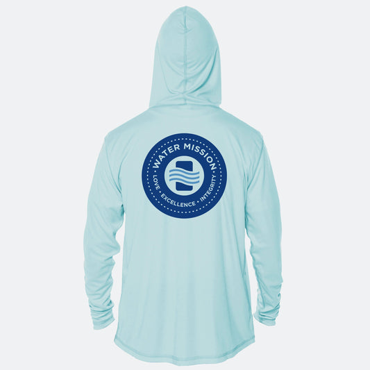 Men's Water Mission Solid Circle Solar Hoodie
