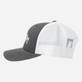 Vapor Apparel Sun Protection Sport-Tek Retro Trucker - EM - STR Sun - White/Yellow