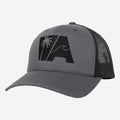 Vapor Apparel Sun Protection Sport-Tek Retro Trucker - EM - VA Coastal Icons - Black