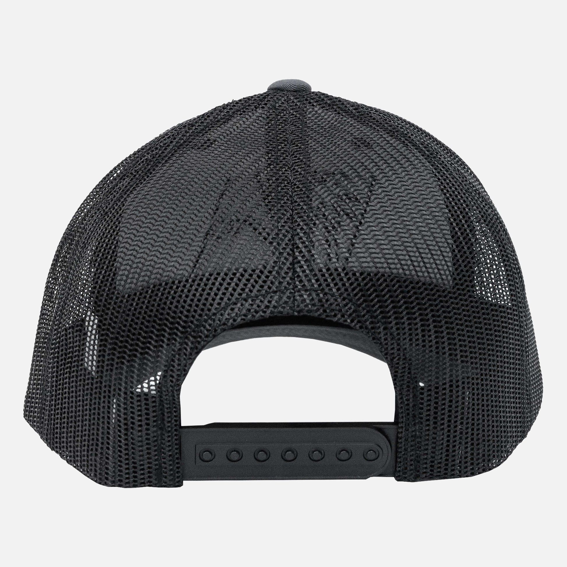 Vapor Apparel Sun Protection Sport-Tek Retro Trucker - EM - VA Coastal Icons - Black