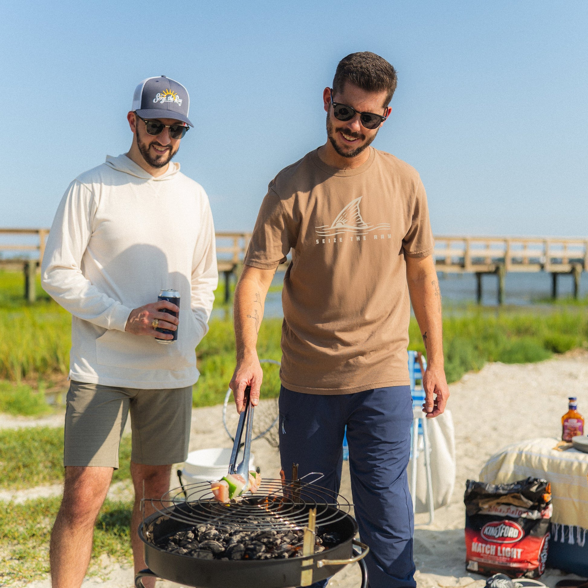 Vapor Apparel Sun Protection STR Red Fin Short Sleeve Tee