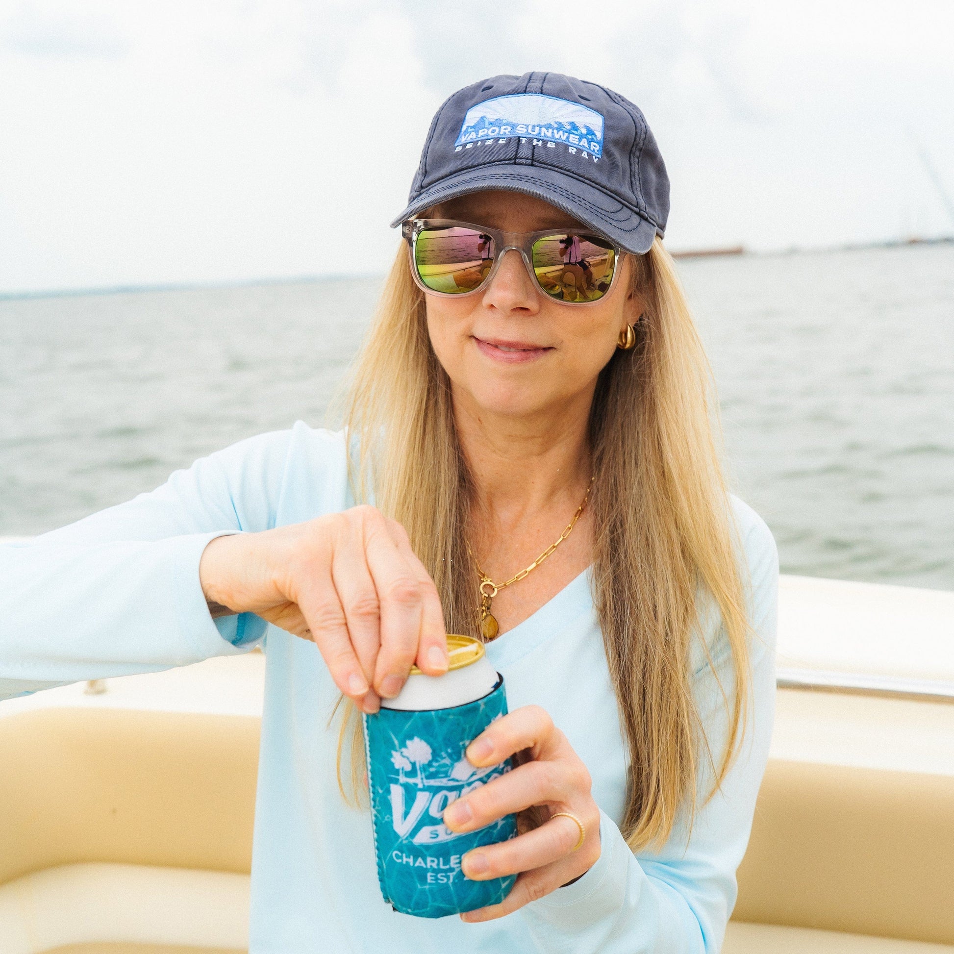 Vapor Apparel Sun Protection Sunset Horizon Cap