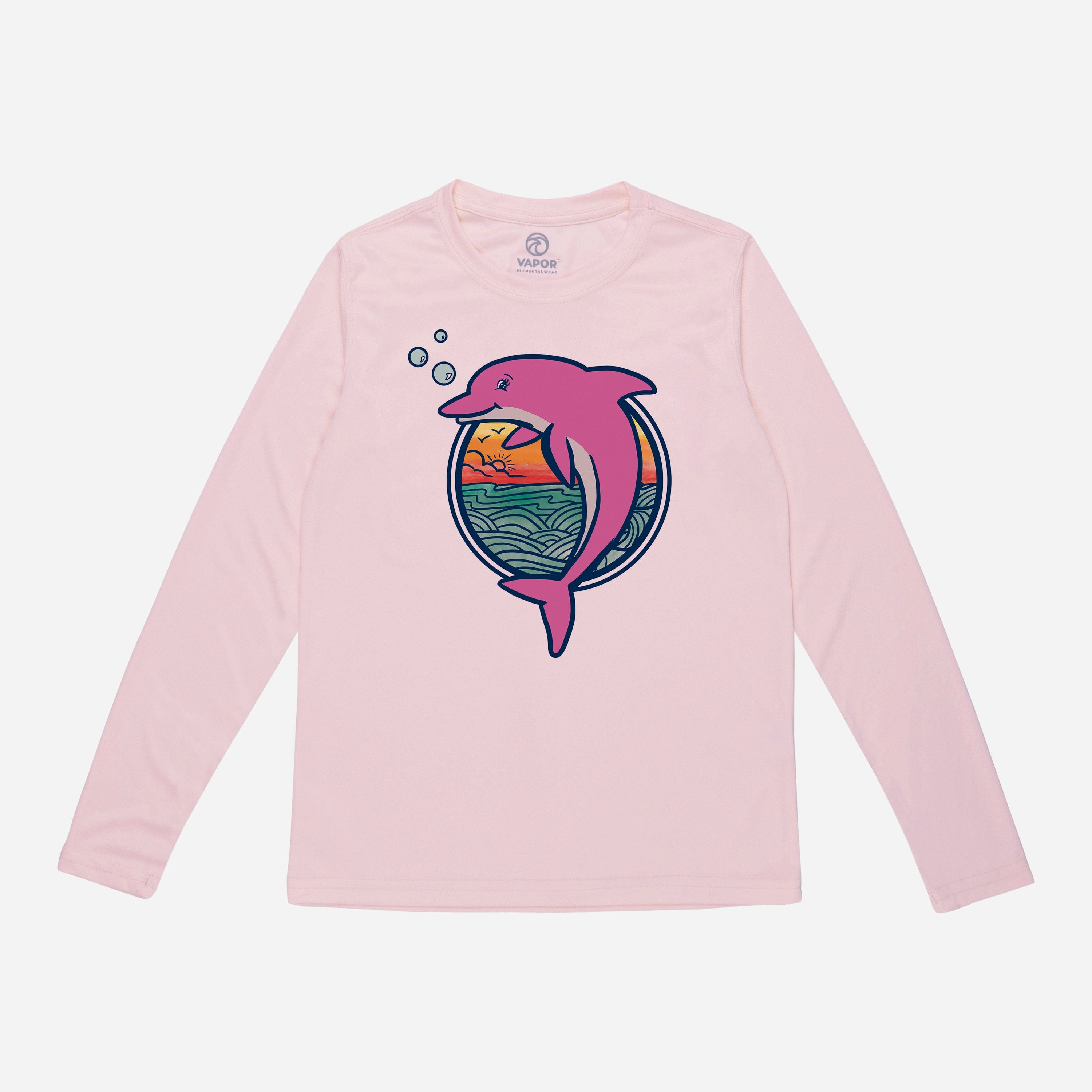 Mermaid Swim Club | Youth UPF Sun Shirt | Long Sleeve Protection Seagrass / Small