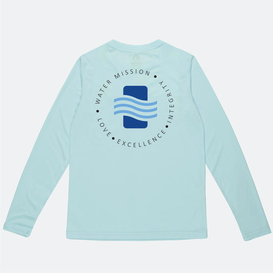 Toddler Water Mission Text Circle Long Sleeve
