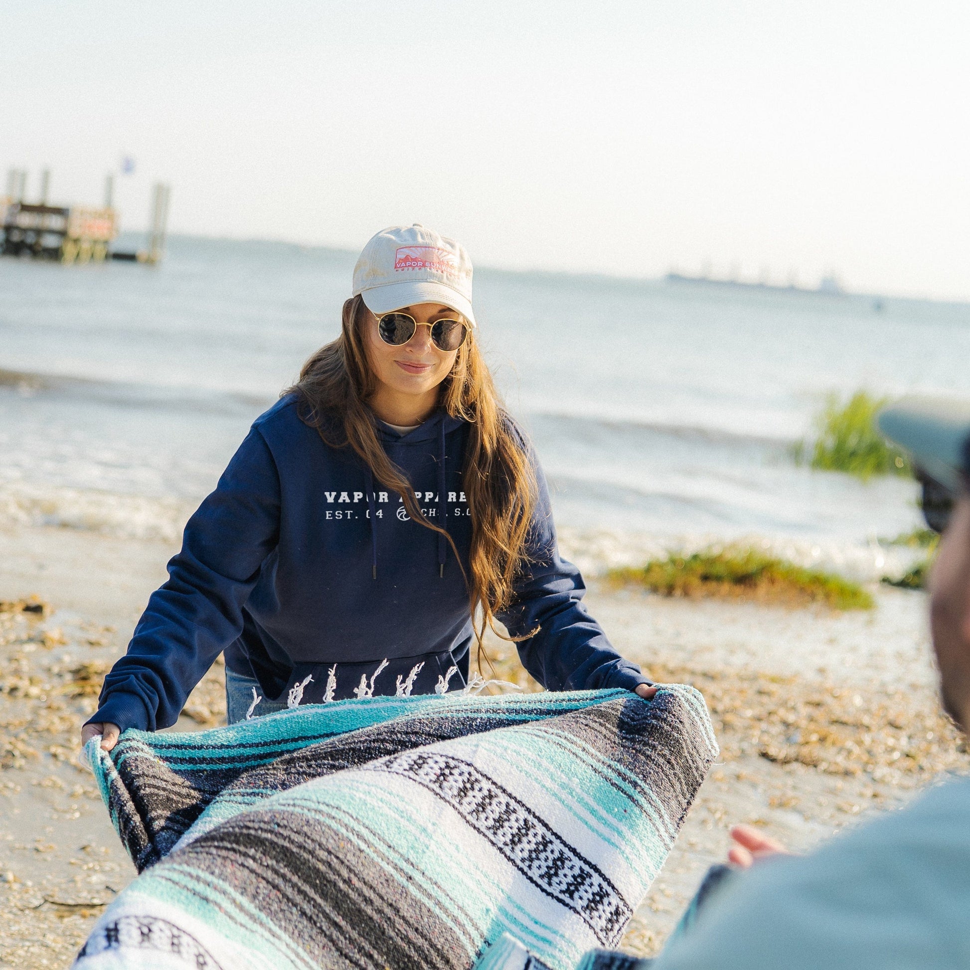 Vapor Apparel Sun Protection Vapor Est. 04 Fleece Hoodie