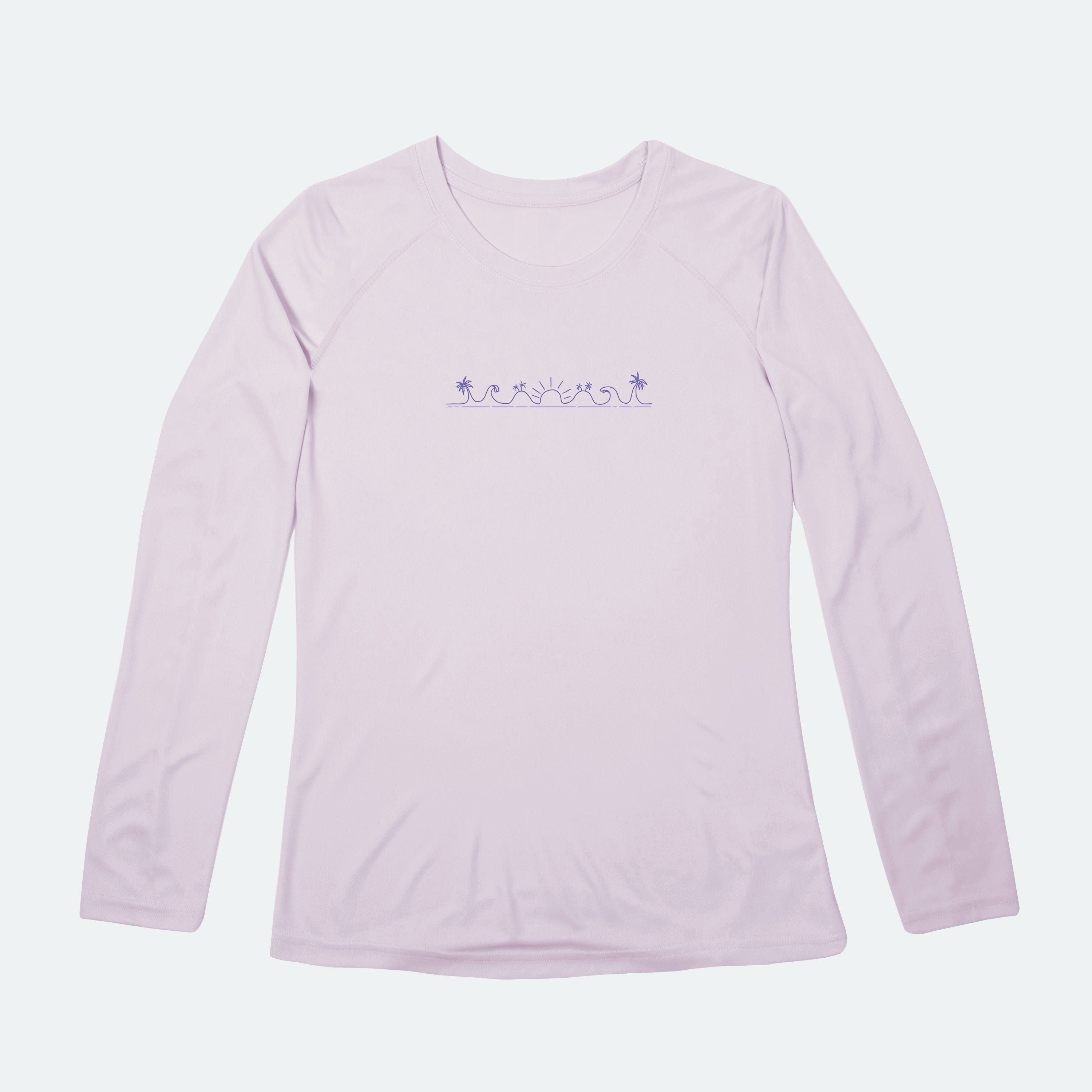 ★KIRSH★ Color Point Half Zip-up Long Sleeve Light Lavender COLOR POINT HALF ZIP UP LONG SLEEVE [LIGHT LAVENDER] - KIRSH