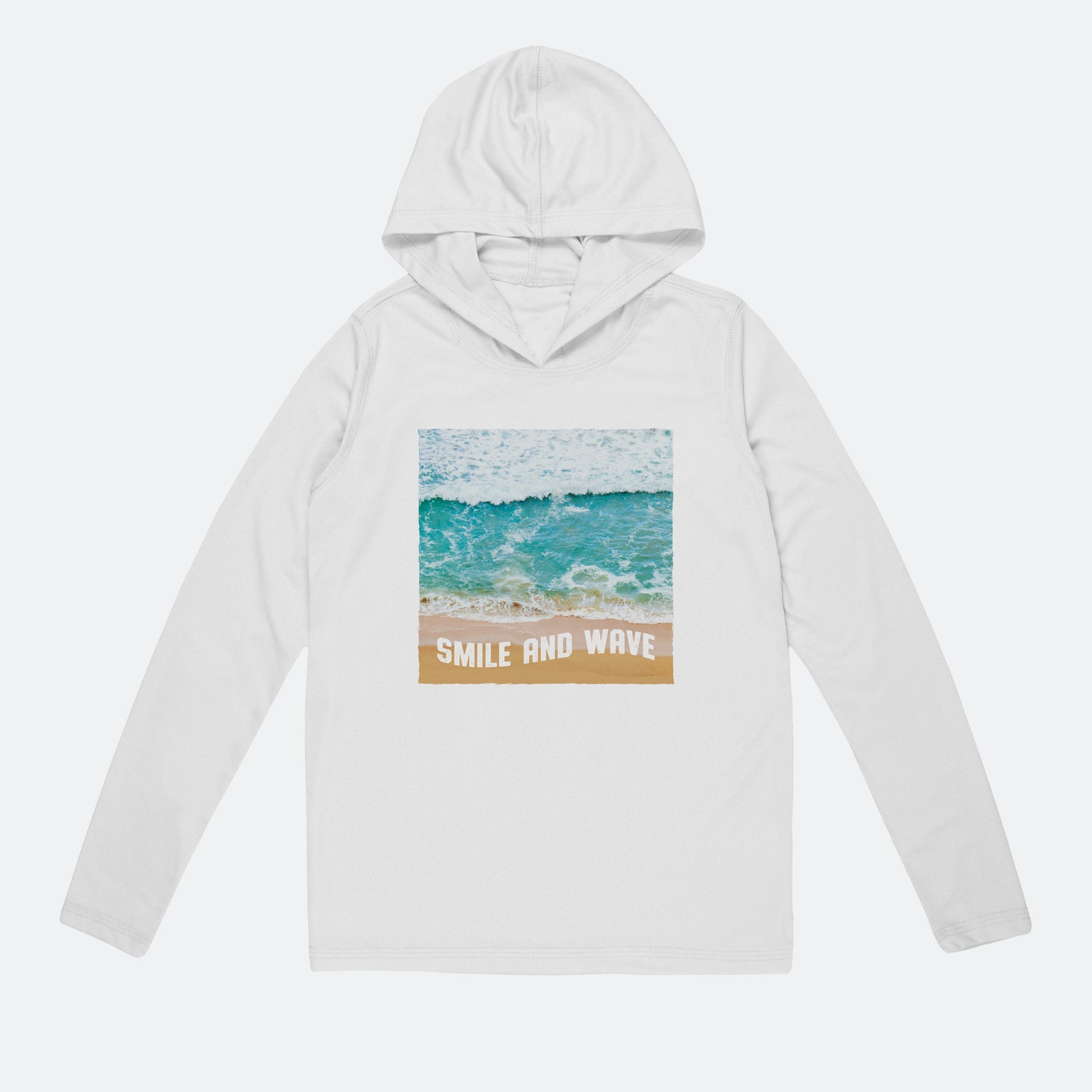 Vapor Apparel Sun Protection Youth Smile & Wave Solar Hoodie