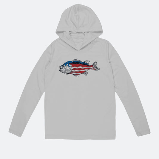 Youth US Bass Flag Solar Hoodie