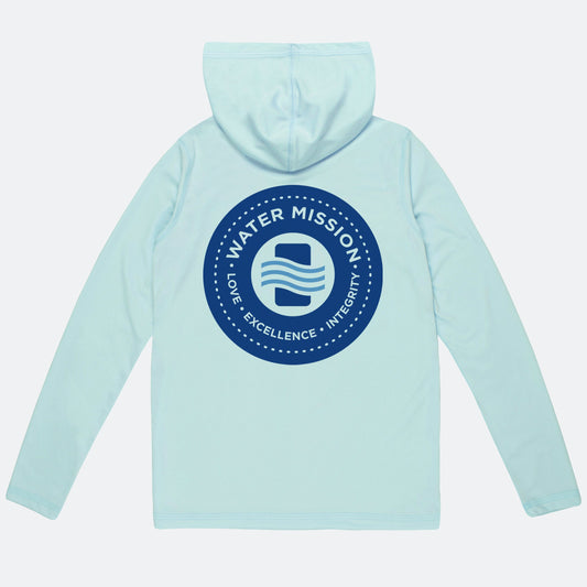 Youth Water Mission Solid Circle Solar Hoodie