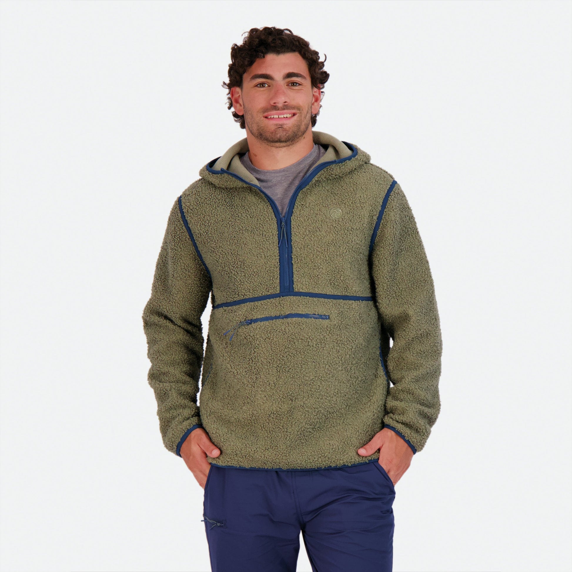 Vapor Apparel Sun Protection Men's Headwind Sherpa Hoodie