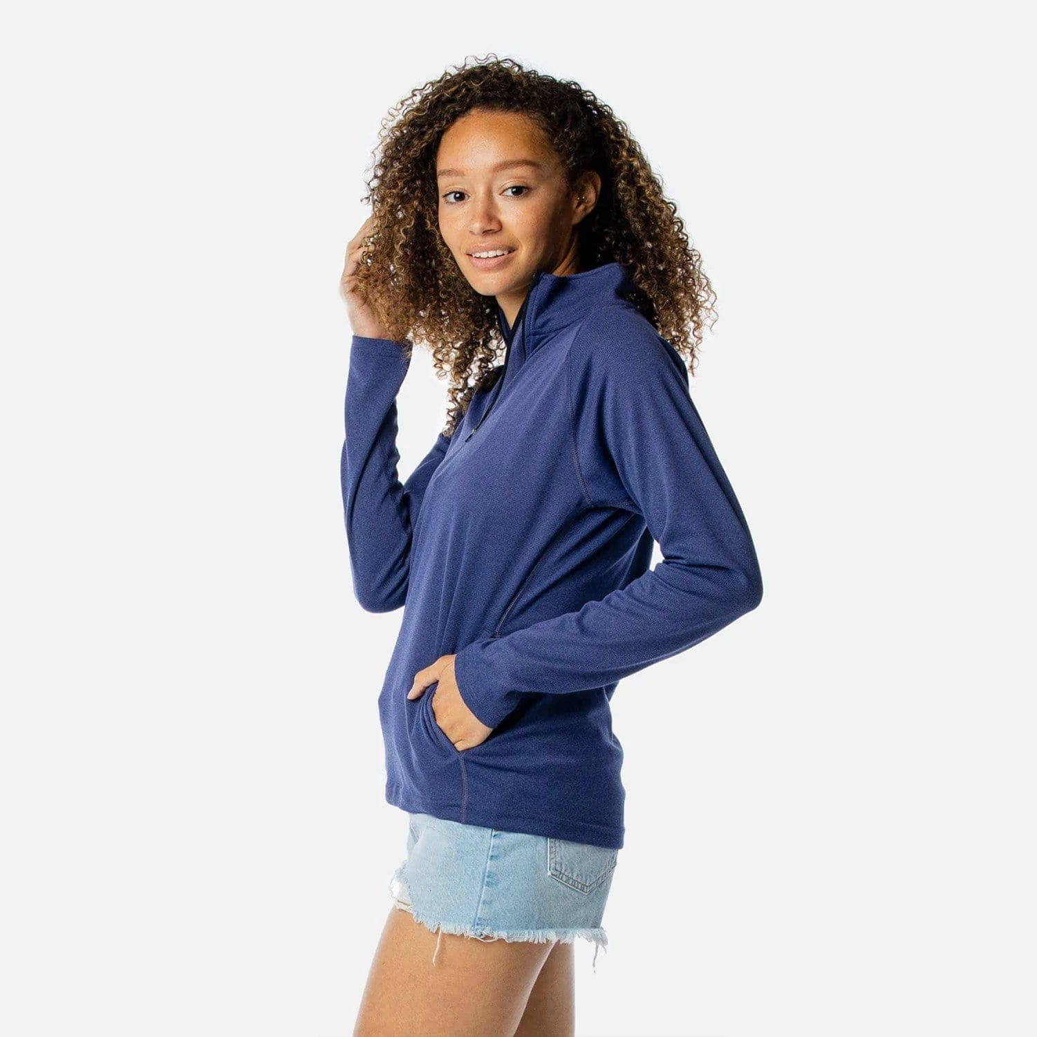 Vapor Apparel Sun Protection Women's Battery Quarter-Zip Pullover