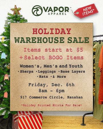 Vapor Apparel Holiday Warehouse Sale