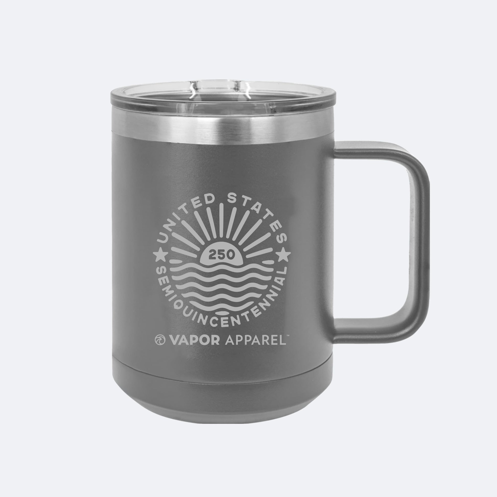 Vapor Apparel Sun Protection 250 Sunrays 15oz Coffee Tumbler