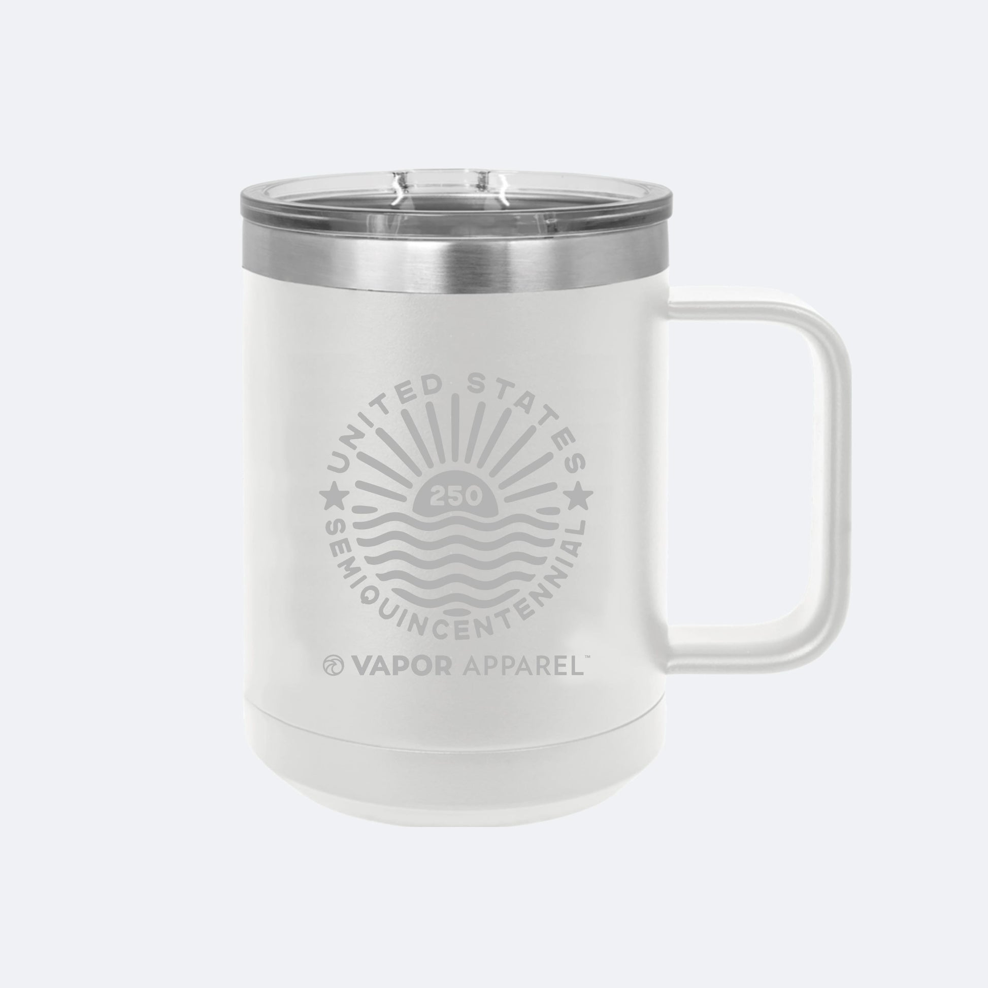 Vapor Apparel Sun Protection 250 Sunrays 15oz Coffee Tumbler