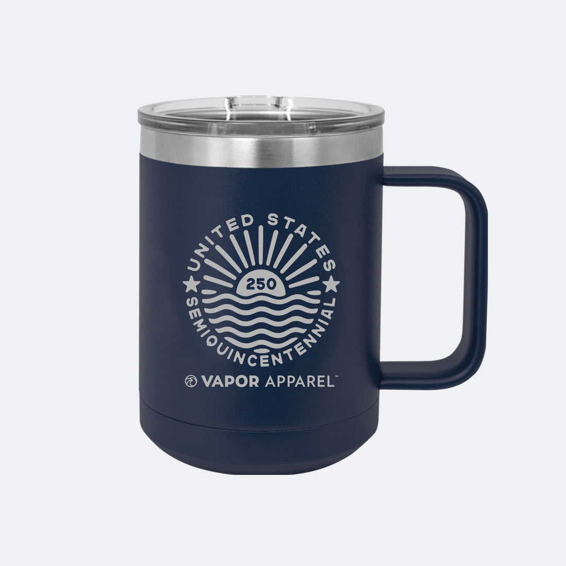Vapor Apparel Sun Protection 250 Sunrays 15oz Coffee Tumbler