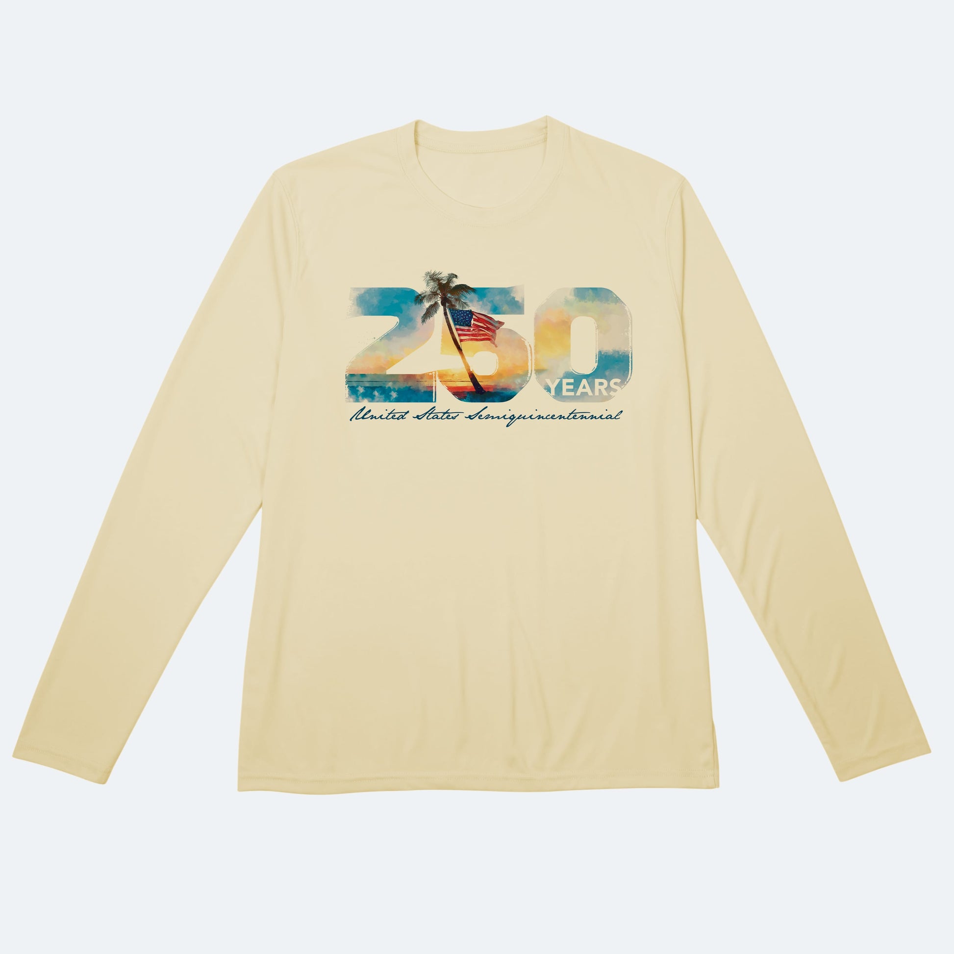 Vapor Apparel Sun Protection 250th Palm and Flag Solar Long Sleeve