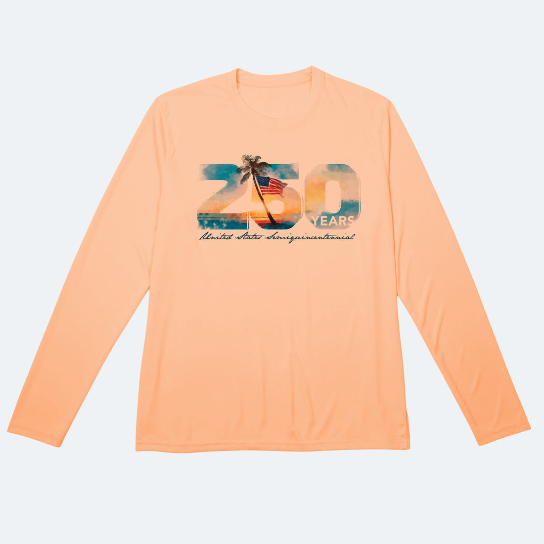 Vapor Apparel Sun Protection 250th Palm and Flag Solar Long Sleeve