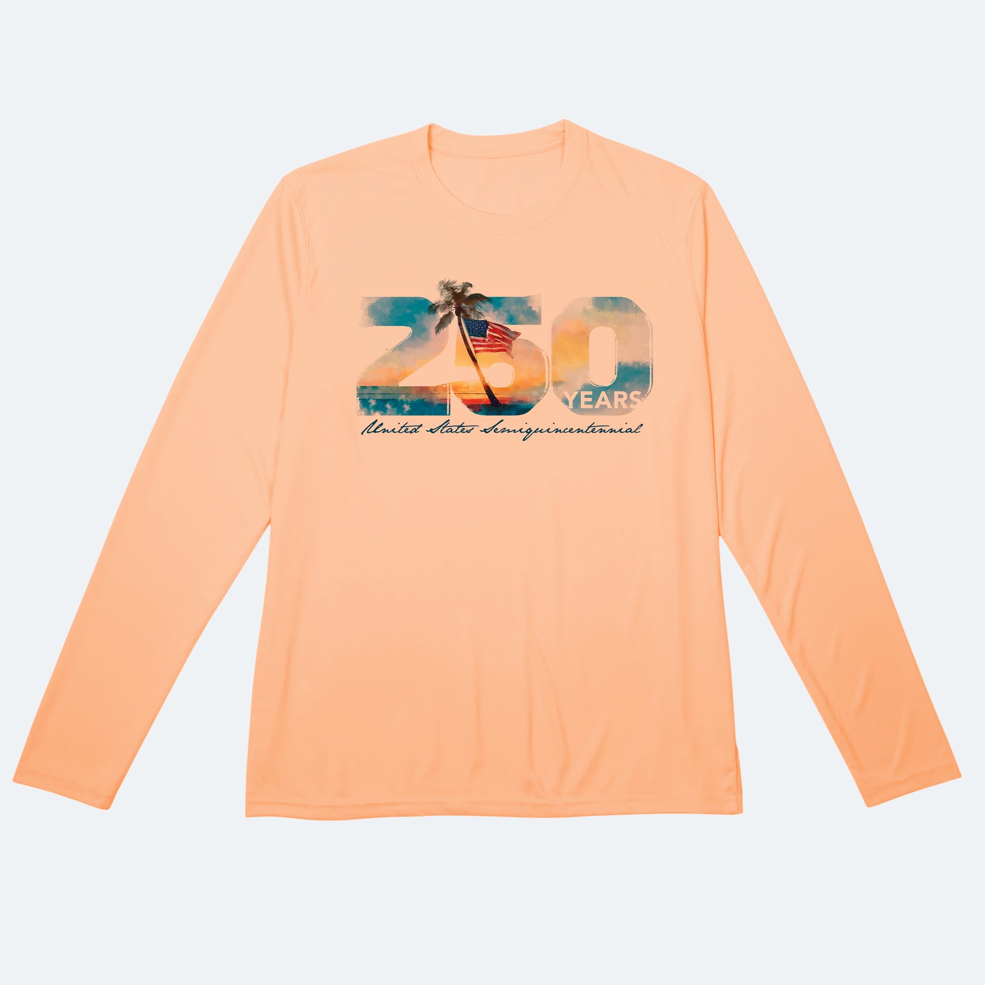 Vapor Apparel Sun Protection 250th Palm and Flag Solar Long Sleeve