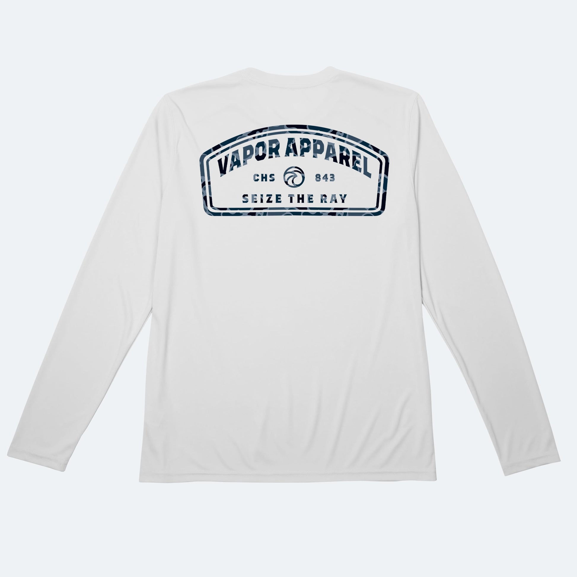 Vapor Apparel Sun Protection Blue Camo Solar Long Sleeve