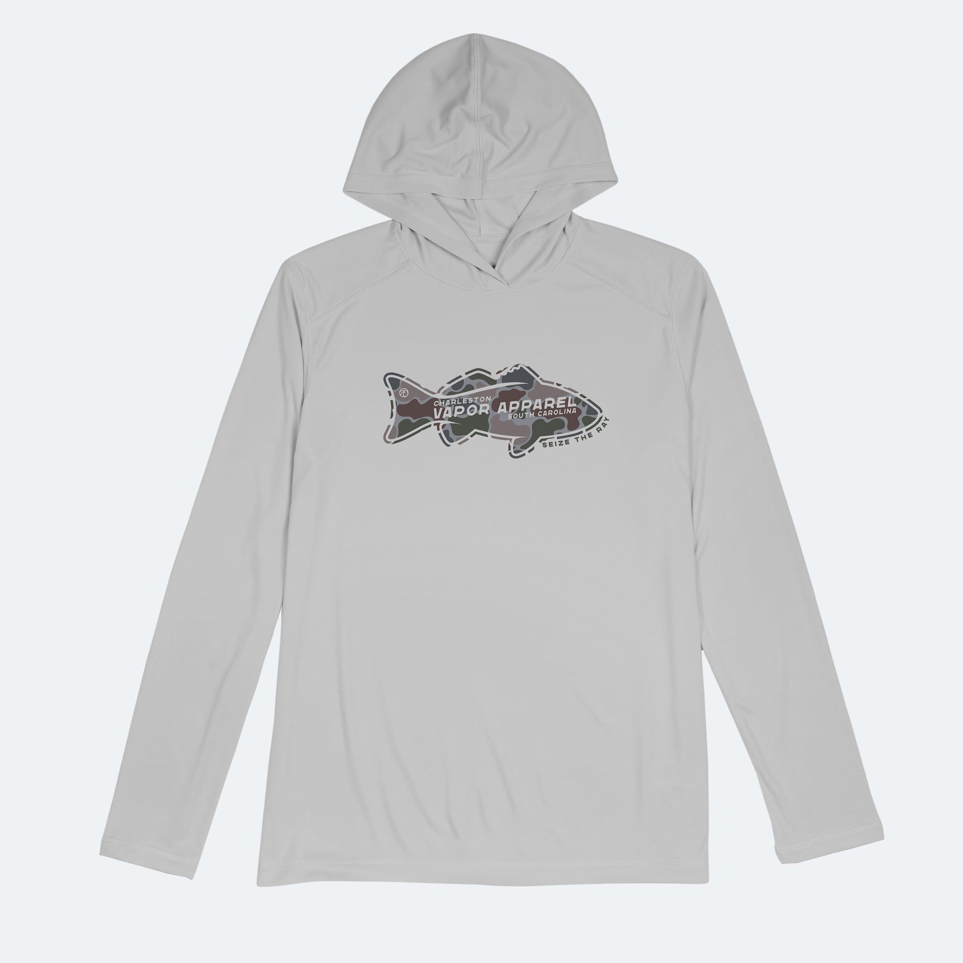 Vapor Apparel Sun Protection Camo Redfish Solar Hoodie