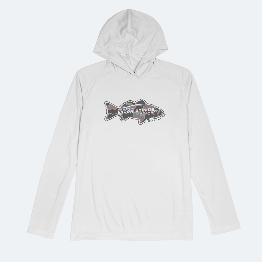 Vapor Apparel Sun Protection Camo Redfish Solar Hoodie