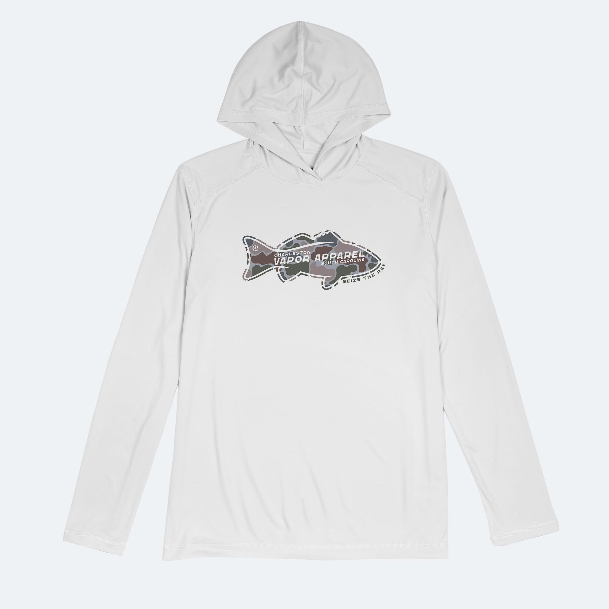 Vapor Apparel Sun Protection Camo Redfish Solar Hoodie