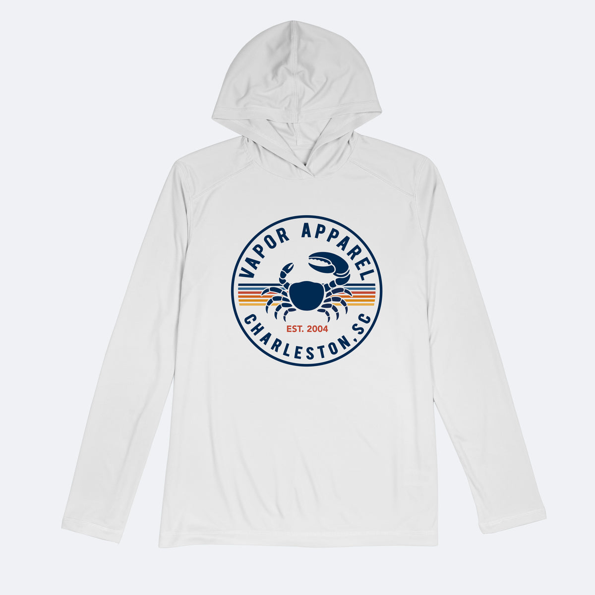 Vapor Apparel Sun Protection Crab Stamp Solar Hoodie