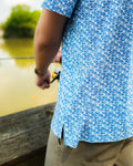 Vapor Apparel Sun Protection Cumberlands Oyster Midweight Polo