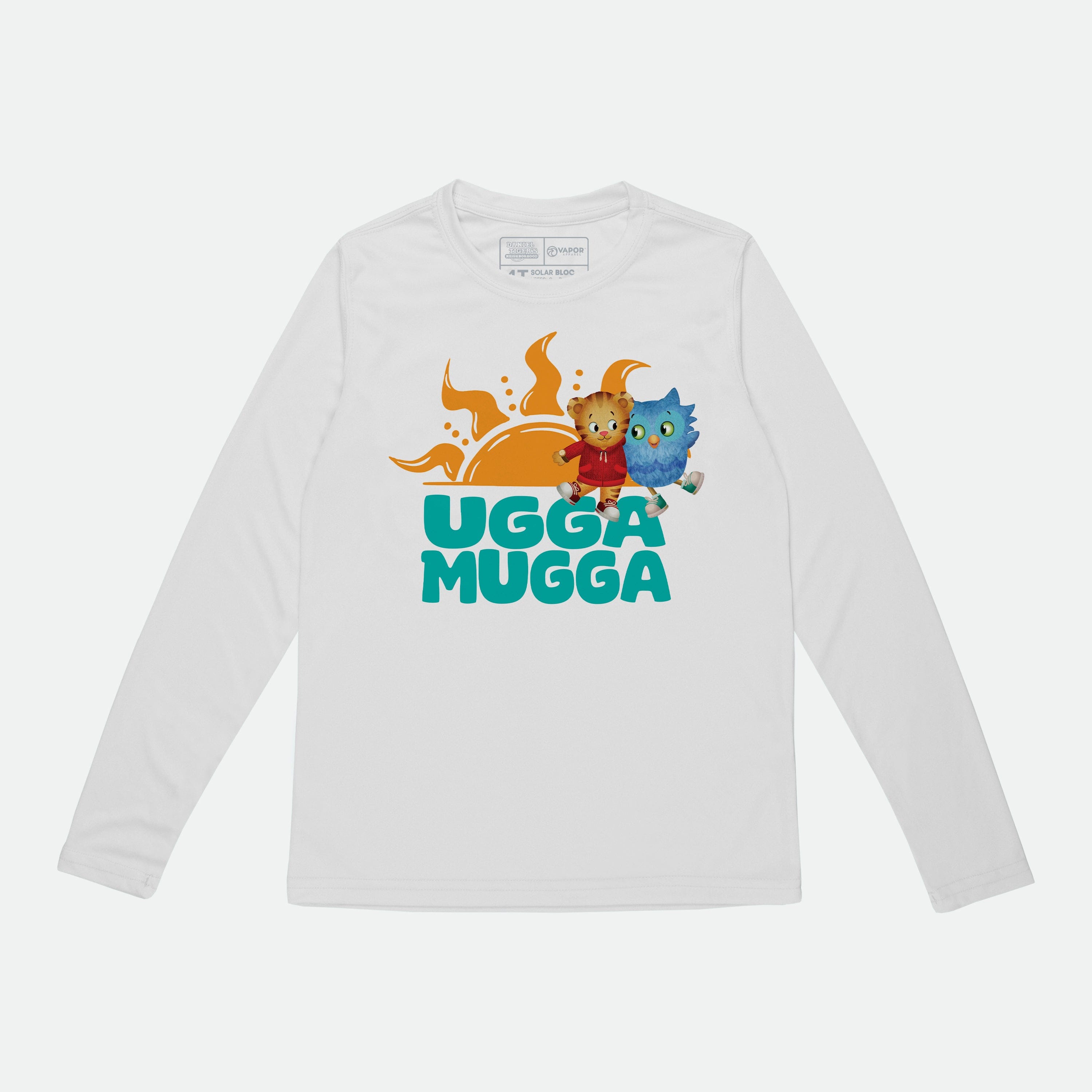 Daniel Tiger & O the Owl | Ugga Mugga | Toddler UPF Long Sleeve Shirt ...