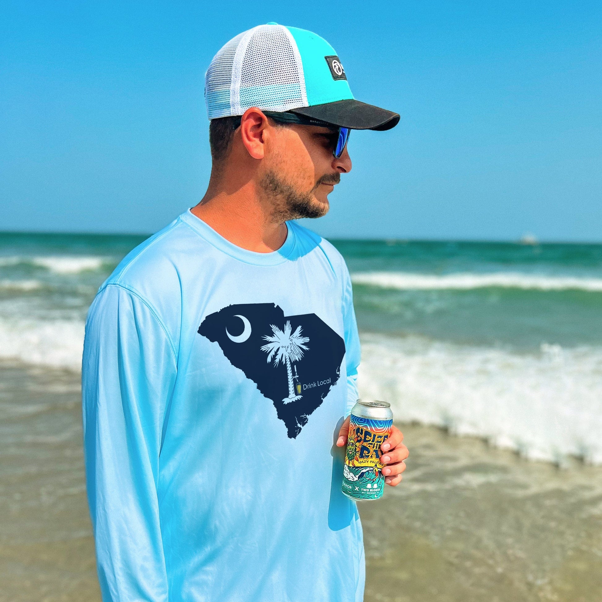 Vapor Apparel Sun Protection Drink Local Palmetto Tap Solar Long Sleeve