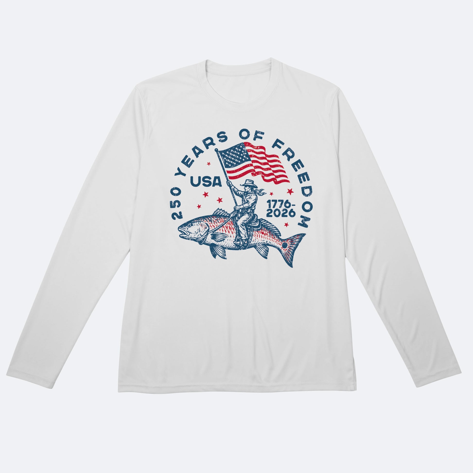 Vapor Apparel Sun Protection Fish Cowboy Solar Long Sleeve