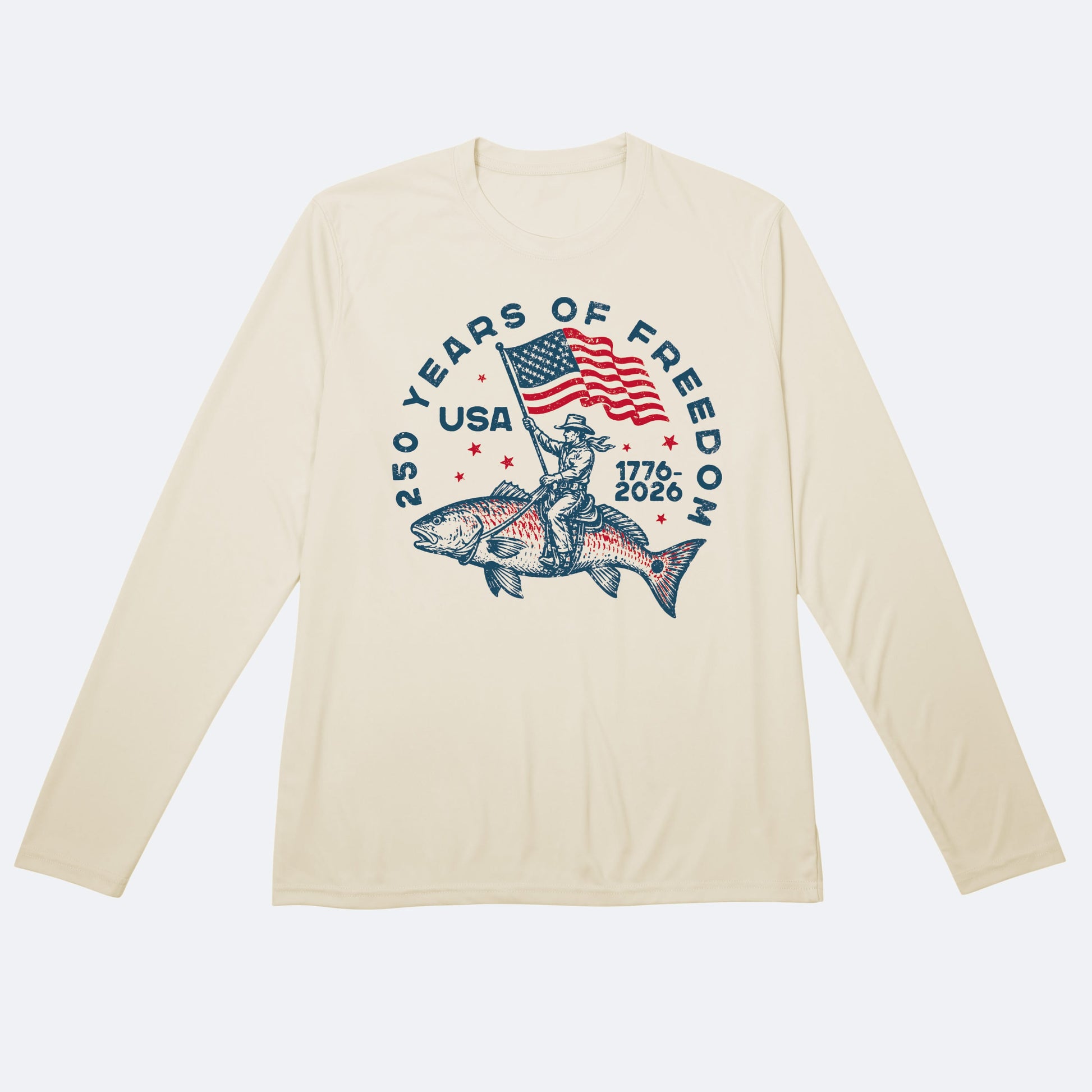 Vapor Apparel Sun Protection Fish Cowboy Solar Long Sleeve