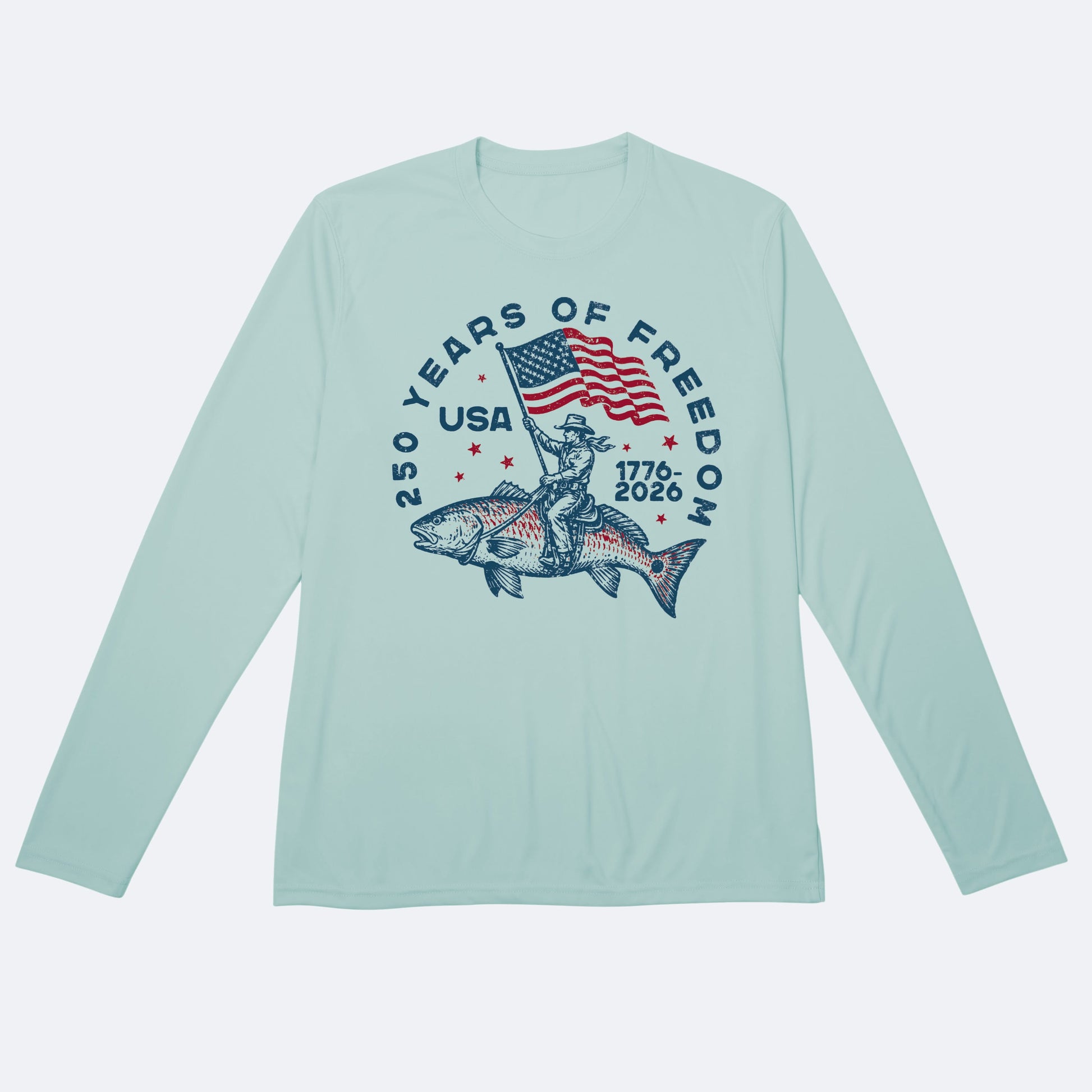 Vapor Apparel Sun Protection Fish Cowboy Solar Long Sleeve