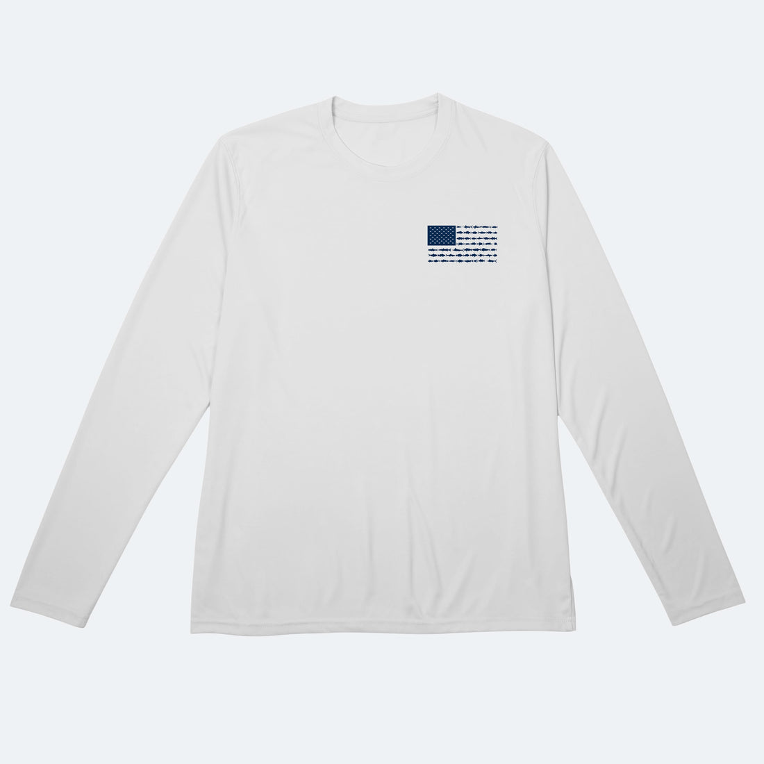 Vapor Apparel Sun Protection Fish Flag Solar Long Sleeve