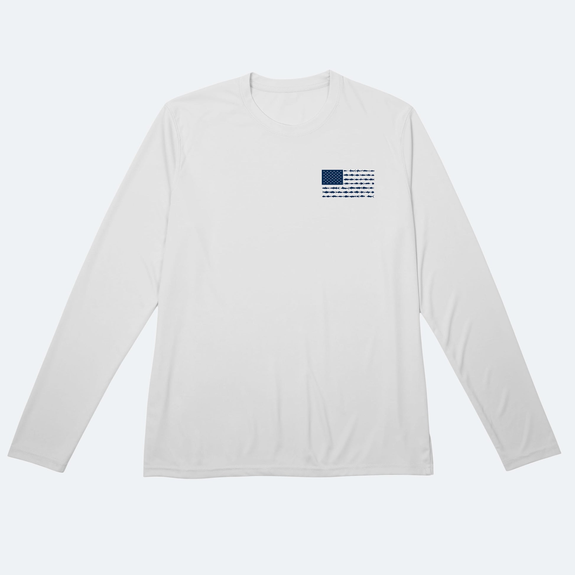 Vapor Apparel Sun Protection Fish Flag Solar Long Sleeve