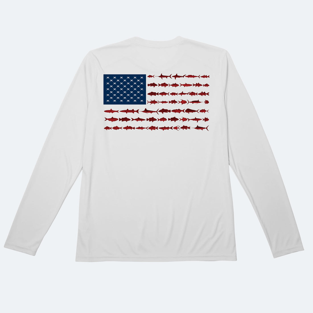 Vapor Apparel Sun Protection Fish Flag Solar Long Sleeve
