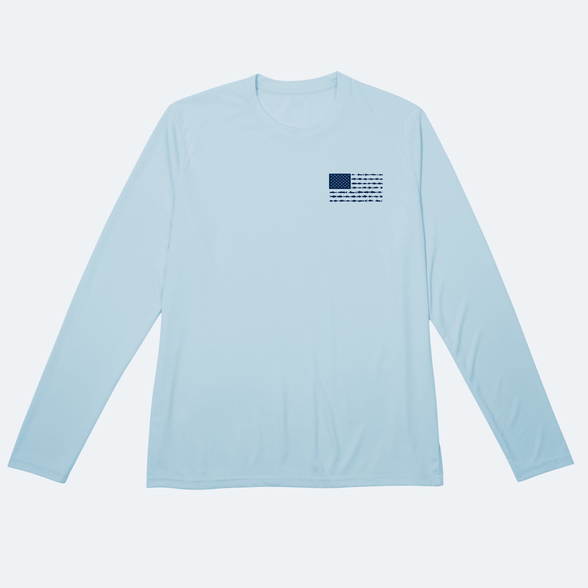 Vapor Apparel Sun Protection Fish Flag Solar Long Sleeve